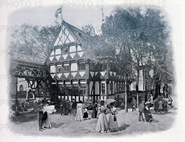 Photograph of an exterior view of the Danish Pavilion.