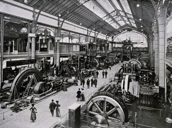 Photograph of an interior view of the Gallery of Electrical Machines
