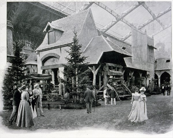 Photograph of the Exhibit of the History of Agriculture