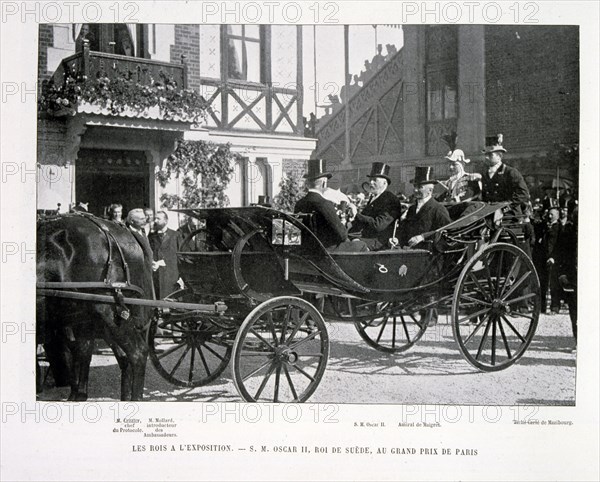 Photograph taken during the Exposition Universelle (World Fair) Paris, 1900