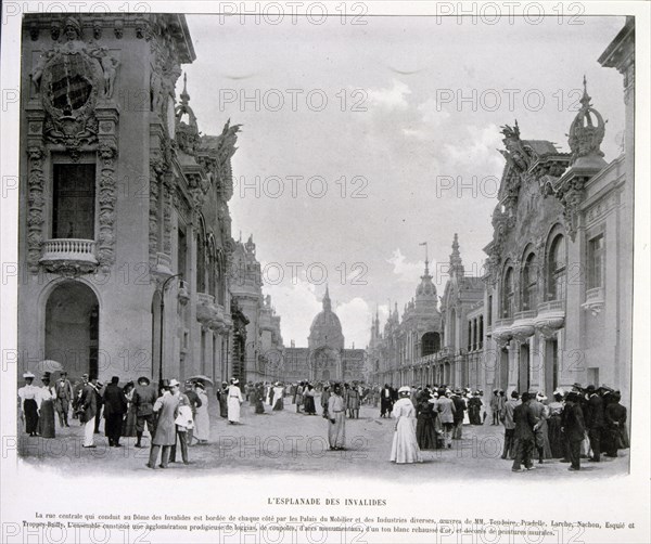 Photograph taken during the Exposition Universelle (World Fair) Paris, 1900