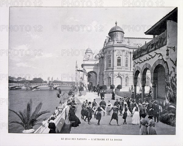 Photograph taken during the Exposition Universelle (World Fair) Paris, 1900