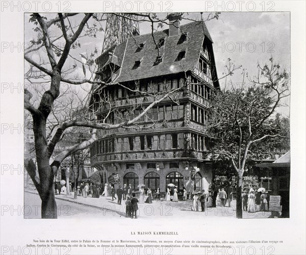 Photograph taken during the Exposition Universelle (World Fair) Paris, 1900