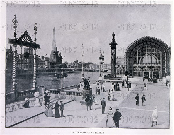 Photograph taken during the Exposition Universelle (World Fair) Paris, 1900