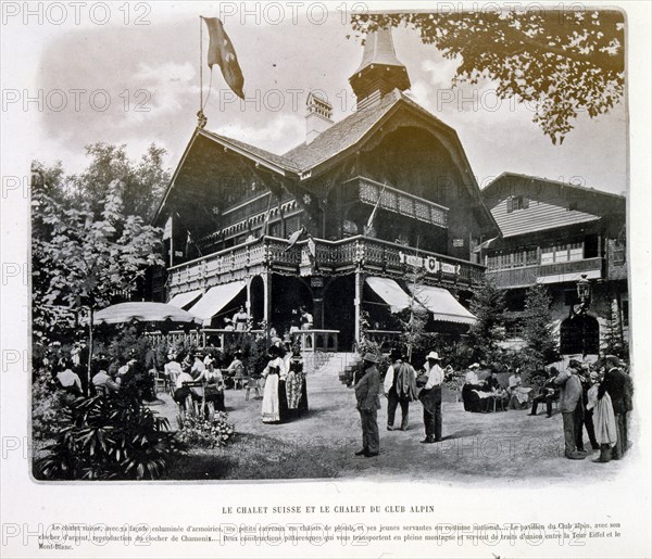 Photograph taken during the Exposition Universelle (World Fair) Paris, 1900