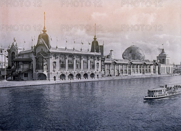 Photograph taken during the Exposition Universelle (World Fair) Paris, 1900