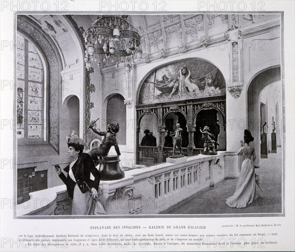 Photograph taken during the Exposition Universelle (World Fair) Paris, 1900