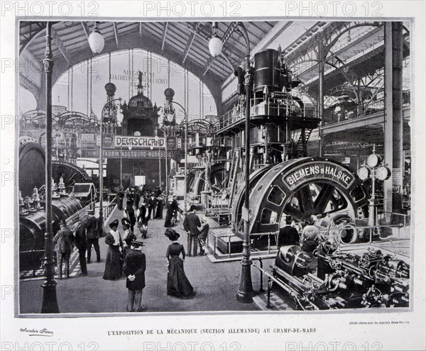 Photograph taken during the Exposition Universelle (World Fair) Paris, 1900