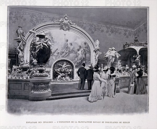 Photograph taken during the Exposition Universelle (World Fair) Paris, 1900