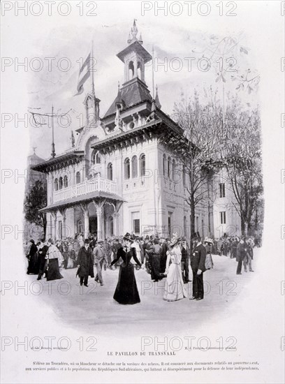 Photograph taken during the Exposition Universelle (World Fair) Paris, 1900