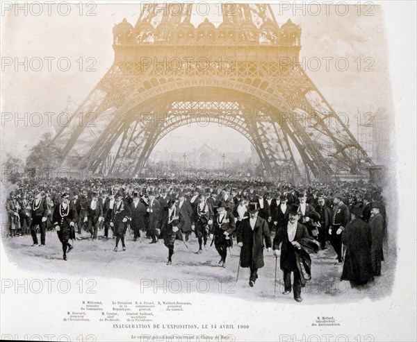 Photograph taken during the Exposition Universelle (World Fair) Paris, 1900