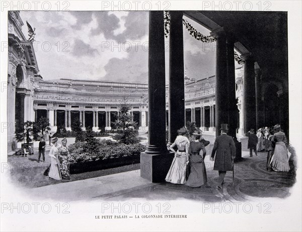 Photograph taken during the Exposition Universelle (World Fair) Paris, 1900