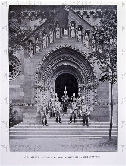 Photograph taken during the Exposition Universelle (World Fair) Paris, 1900