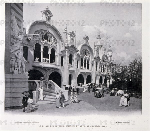 Photograph taken during the Exposition Universelle (World Fair) Paris, 1900