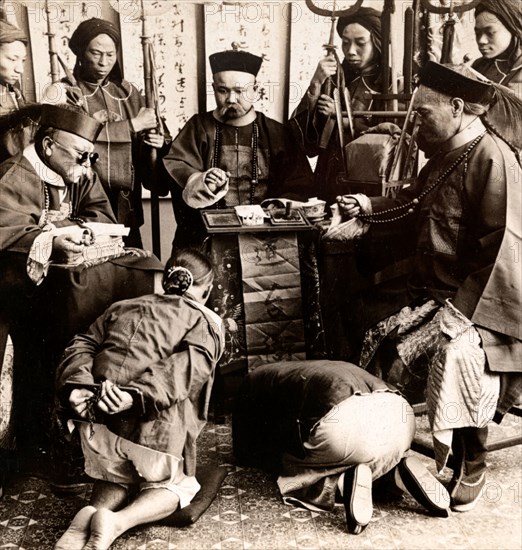 Trial of Boxer rebels during the The Boxer Rebellion