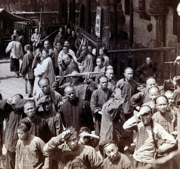 Boxer rebels during the The Boxer Rebellion