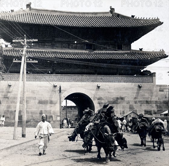 Heunginjimun (Dongdaemun), Eastern Great Gate, one of The Eight Gates of Seoul