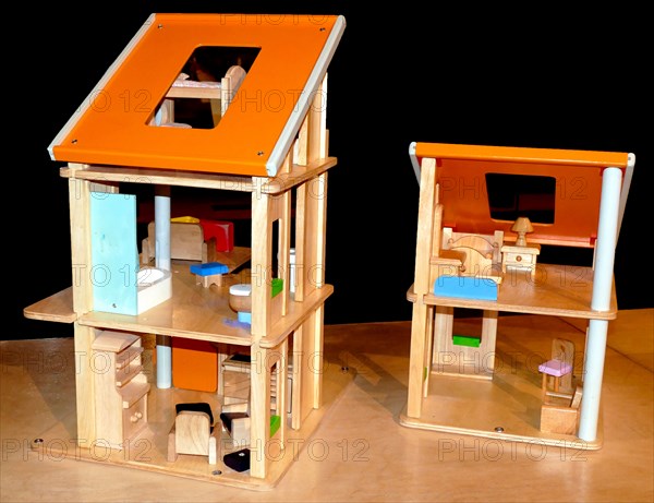 Dolls’ house designed for contemporary living rooms, circa 2010