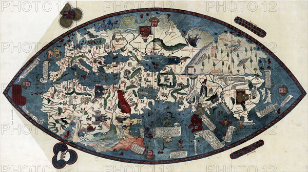 Genoese world map, 1457