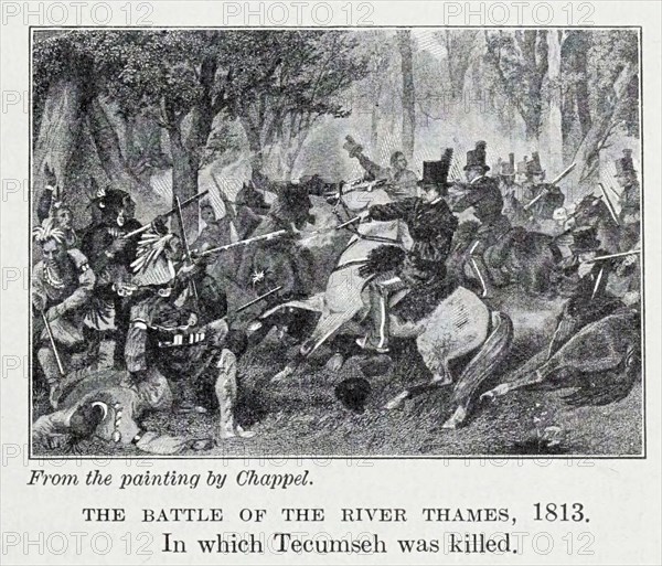 The Battle of the Thames, also known as the Battle of Moraviantown, was an American victory in the War of 1812 against Tecumseh's Confederacy and their British allies
