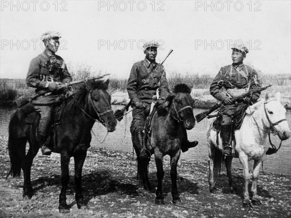 Battle of Khalkhin Gol-Mongolian cavalry