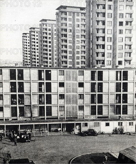 Drancy internment camp in France where Jews were taken by German soldiers during World War II