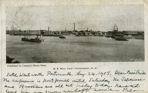 U.S. Navy Yard, Portsmouth, New Hampshire, c1905