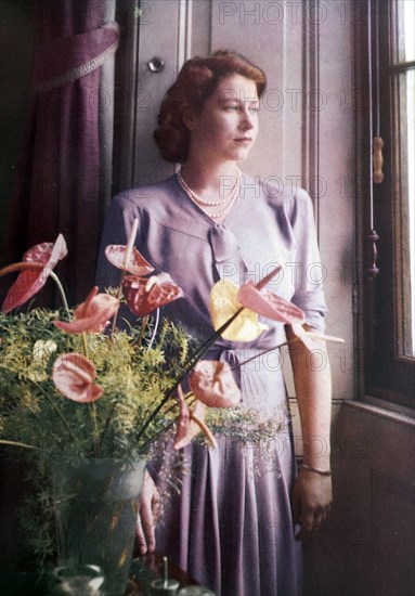 Princess Elizabeth (later Queen Elizabeth II of England) in 1950