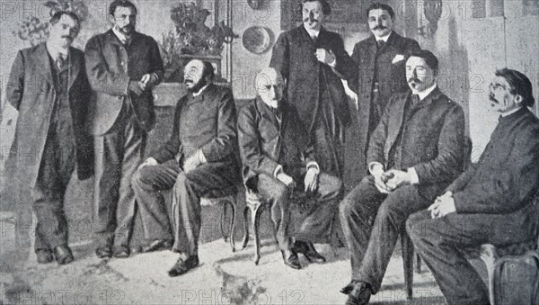 Members of the Academie Goncourt 1903