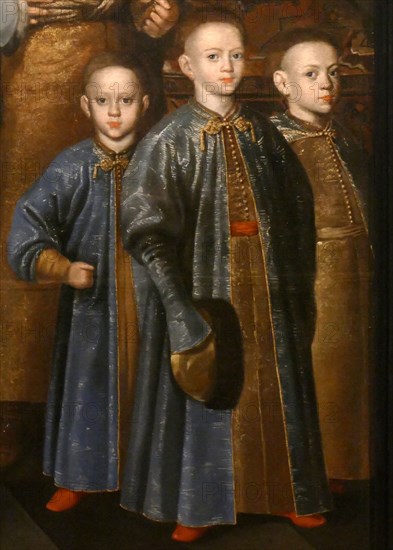 Maksymilian Franciszek Ossolinski with his Sons