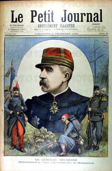 Le général Duchesne, commandant du corps expéditionnaire de Madagascar