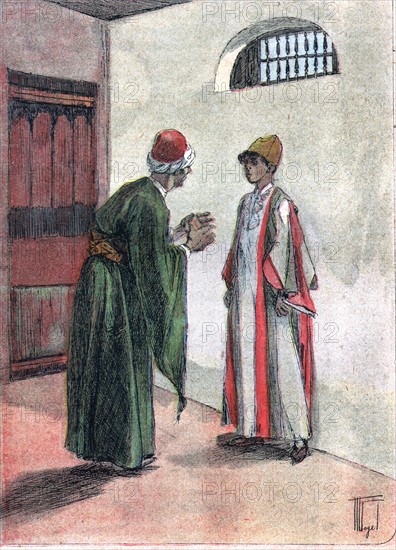 Illustration du conte "La vengeance d'Hadji" de A. Hesse