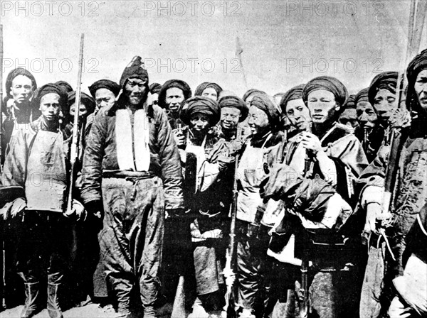 Groupe de Boxers armés à Pékin