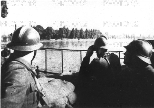 France, Front français, la garde du Rhin, octobre 1939