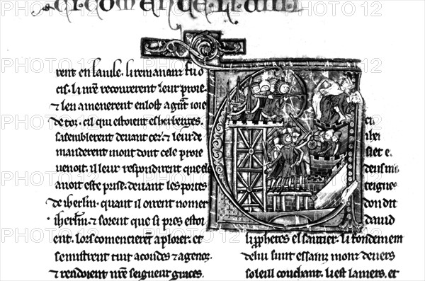 William of Tyre, "History of Jerusalem", France, ca. 1250 : Siege of Jerusalem