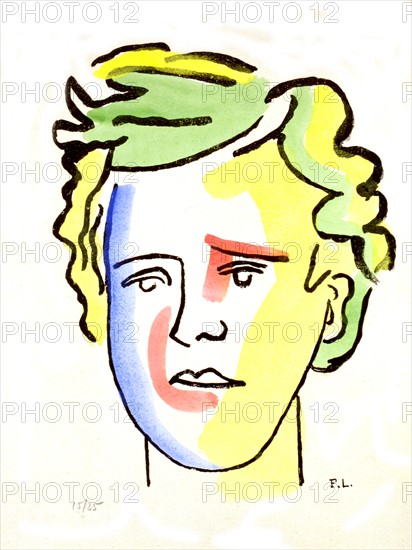 Portrait d'Arthur Rimbaud (1854-1891) par Fernand Léger (1881-1955)