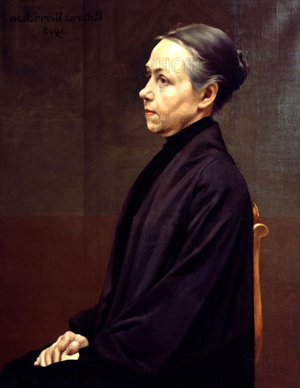 Portrait d'Isabelle Rimbaud (1860-1917) par Paterne Berrichon (1855-1922)