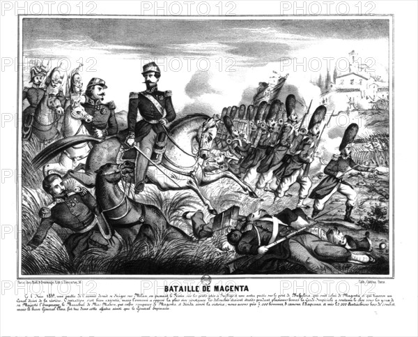 Expédition d'Italie, Bataille de Magenta, Napoléon III et Mac Mahon