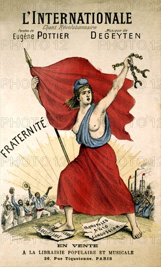 L'internationale, revolutionary song by Eugène Pottier