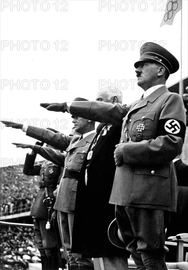 Jeux olympiques de Berlin, Hitler à la cérémonie inaugurale des jeux