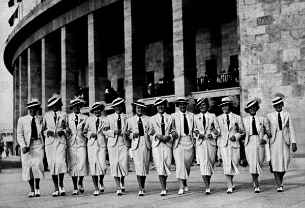 Berlin Olympic Games, young sportswomen