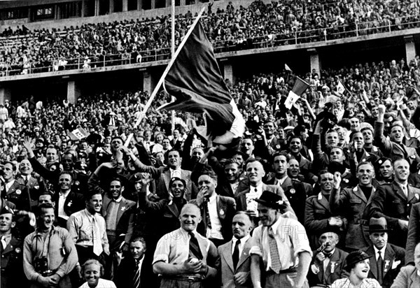 Jeux olympiques de Berlin, les supporters italiens