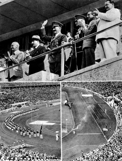 Berlin Olympic Games, the opening ceremony at the stadium