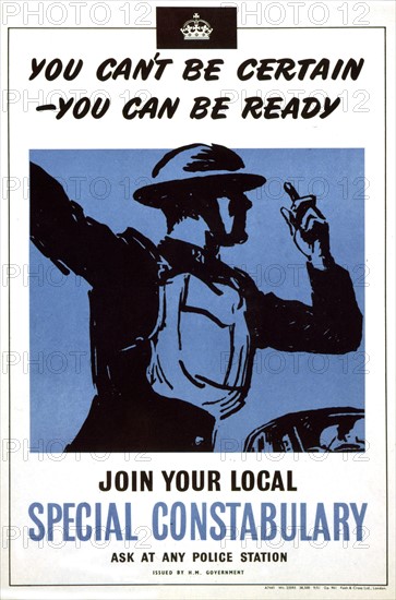 Propaganda poster for the civil defence