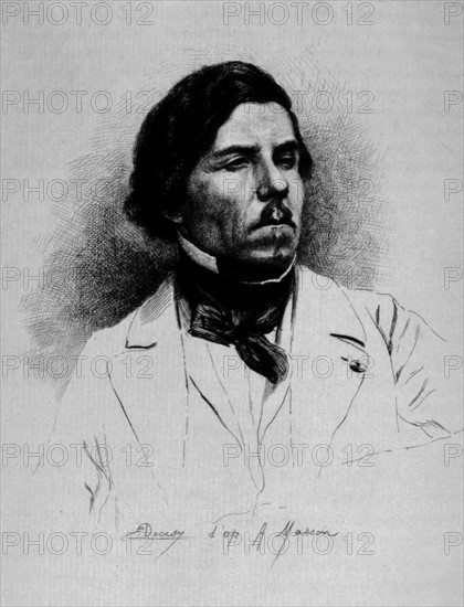 Eugène Delacroix d'après A. Masson