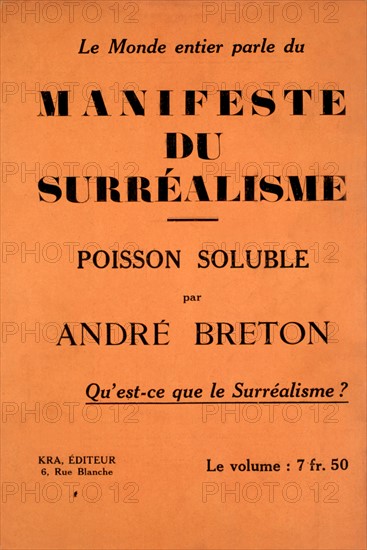 Cover of André Breton's work: "Qu'est-ce que le surréalisme ?" (What is surrealism ?)