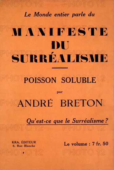 Couverture de l'ouvrage d'André Breton : "Qu'est-ce que le surréalisme ?"