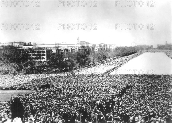 Demonstration for the civil rights