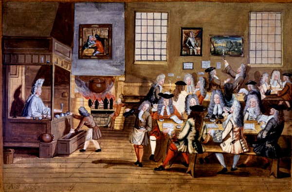 Anonymous painting, Coffee House