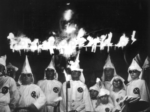 Demonstration of the Ku Klux Klan